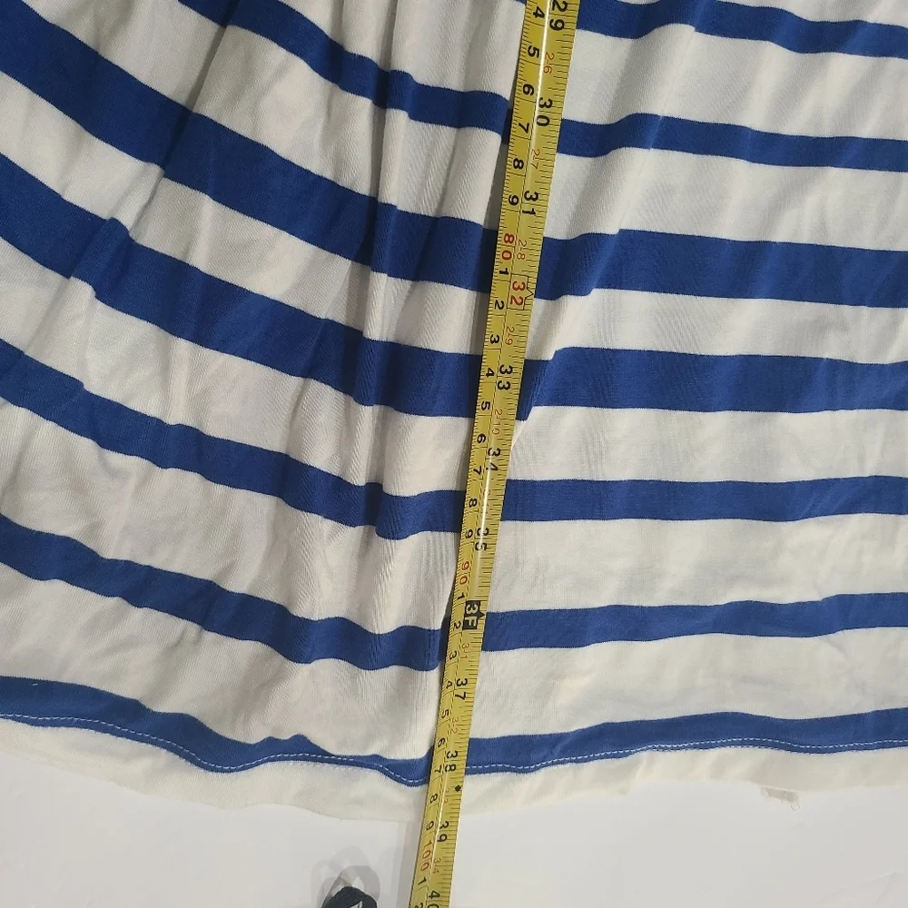 Athleta Women's Maxi skirt blue/white striped Sz.S - Picture 9 of 10